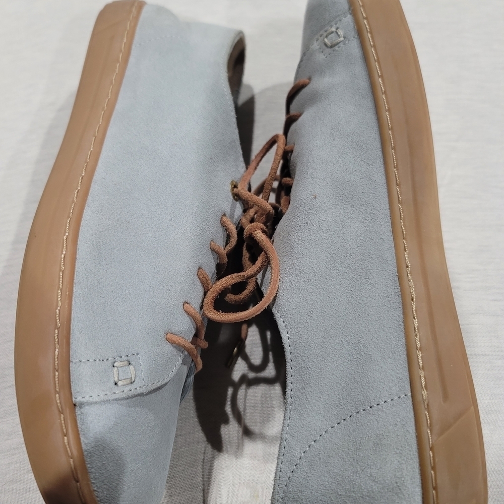 EUC! Birkenstock BEND LOW Suede Sneakers | Elemental Blue Women's Size 10 - Picture 10 of 10